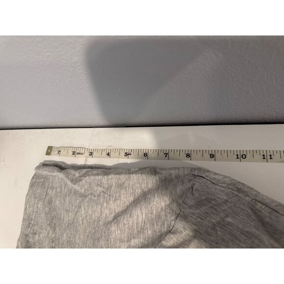 Bacardi Adult TShirt Sz XL Gray Short-Slv Crew Neck Logo Spell-Out Bat Casual - Picture 7 of 9